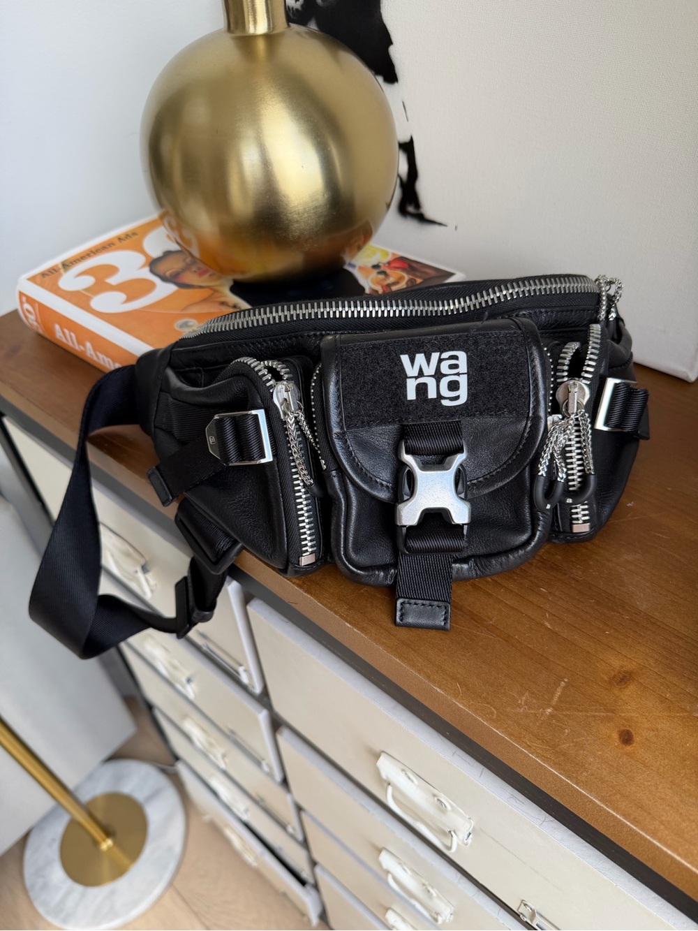 Alexander Wang Attica Soft Leather Fanny Pack Belt Bag – Black